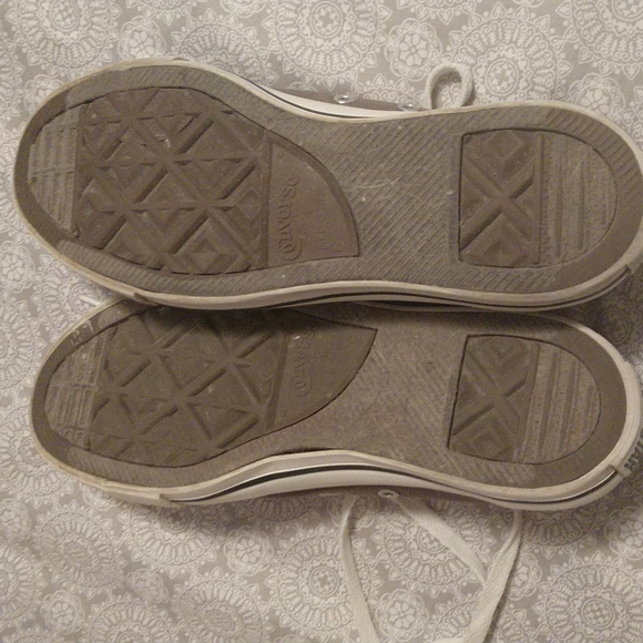 Gray Converse All Star sz 8W 6 M - Picture 4 of 7
